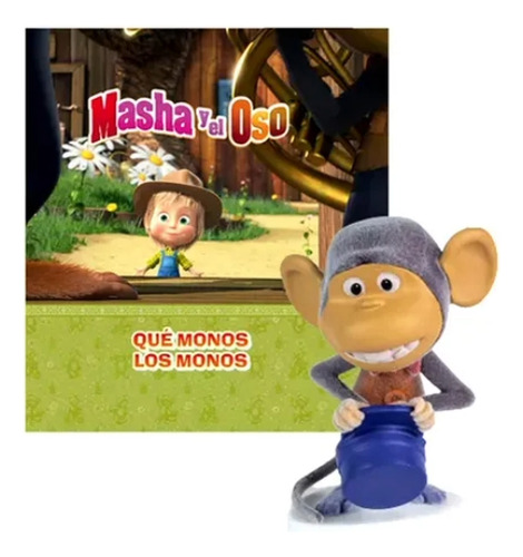 Coleccion Masha Y El Oso - Libro + Muñeco - Variantes | Que Monos Los Monos