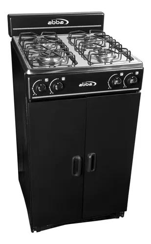 Estufa De Piso Abba 4 Puestos Gas Natural Ab 100-5n N