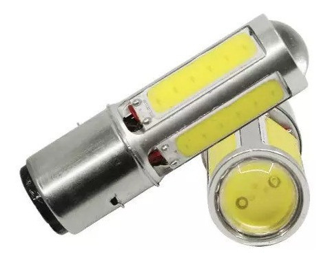 Bombillos Led Cob Ba20d 5 Caras Para Moto