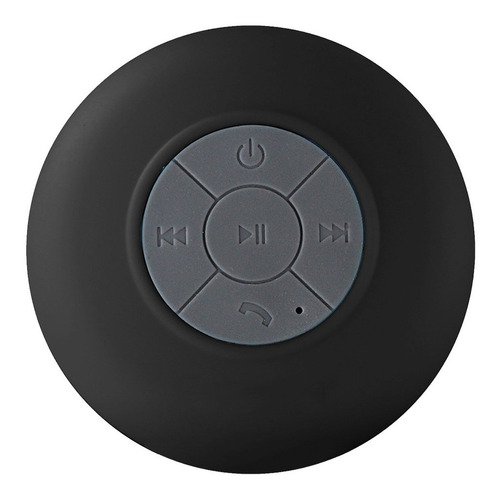 Bocina Contra Agua Bluetooth Recargable Waterprof Negro