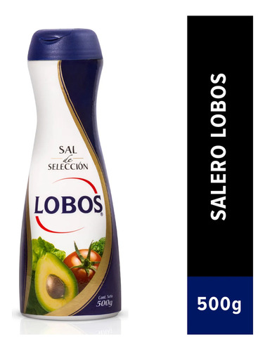 Sal Yodada Frasco Lobos 500gr    (2 Unidad)super