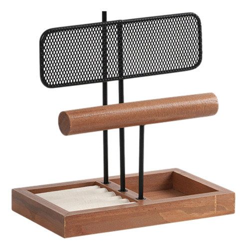 Jewelry Display Holder Rectangular Tabletop Multi Tiers For