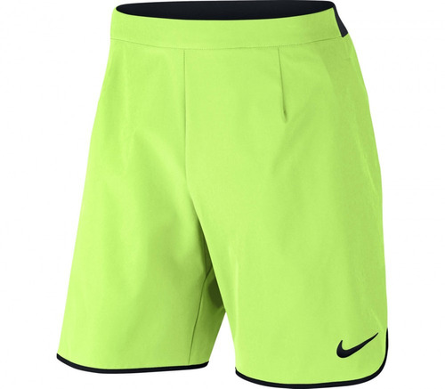 Short Tenis Nike Gladiator Flex 9 Inch Verde Federer Nadal