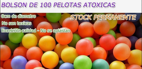 Imagen 4 de 10 de Pelotas Pelotero Niños Chicos Carpa Castillo