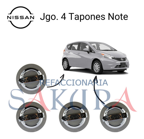 4 Centros Rin De Lujo Nissan Note 2015