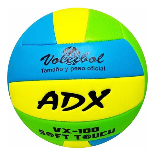 Balón Adx Voleibol Verdes/azul/amarillos