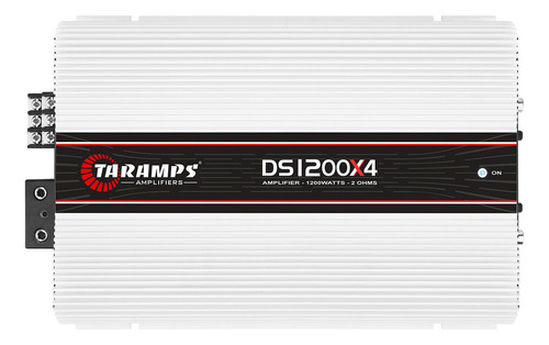 Módulo Taramps Ds1200 X4 1200 W Rms Rca DS1200x4 Amplificador 2 OHMS