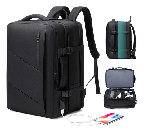 Mochila Para Laptop De Viaje, Extra Grande De 25-40l Expandi