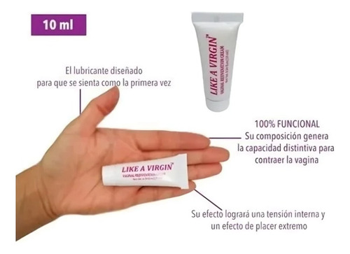 4 Lubricantes Like A Virgin Estrechador Vaginal Pipedream
