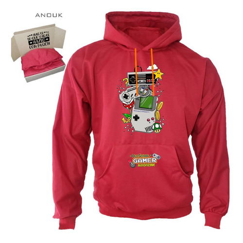 Imagen 4 de 10 de Buzo Hoodie Personalizado Saco Gamer Clasico Play Unisex R4