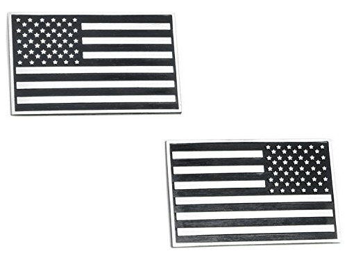 Usa American 3d Metal Flag X2 Emblem For Cars Trucks (b...