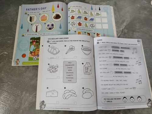 2 Libros: Tiger Time 1 Student's Book + Activity Book Inglés (Usado)