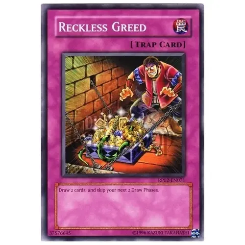 Yu-Gi-Oh! Reckless Greed Common Card - BP01-EN095 Battle Pack: Epic Dawn Unlimited Edition