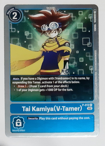 Carta Tamer Tai Kamiya V Rb1 Digimon Tcg  