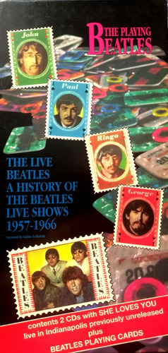 The Playing Beatles Box Cd's Doble Con Mazos De Poker Italia