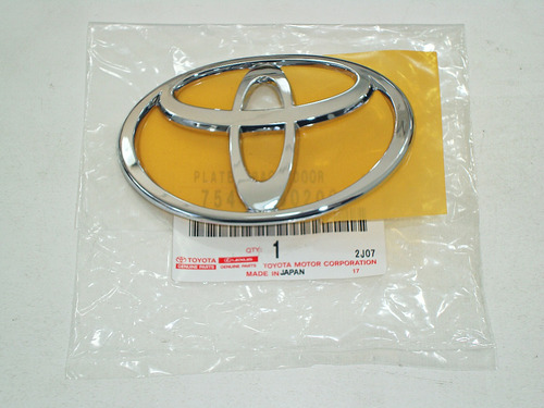 Emblema Logo Compuerta Trasera Toyota Meru Prado Original