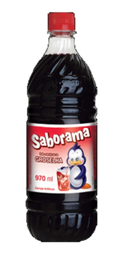 Suco Concentrado Xarope De Groselha 970ml - Saborama