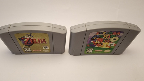 Zelda Ocarina Of Time Nintendo 64 + Mario N64