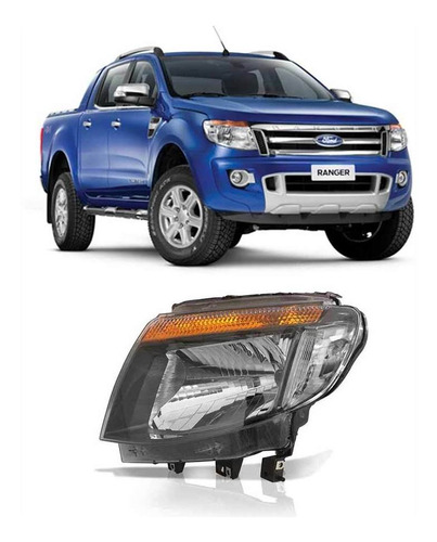 Semioptica Ford Ranger 2013+ Izquierda