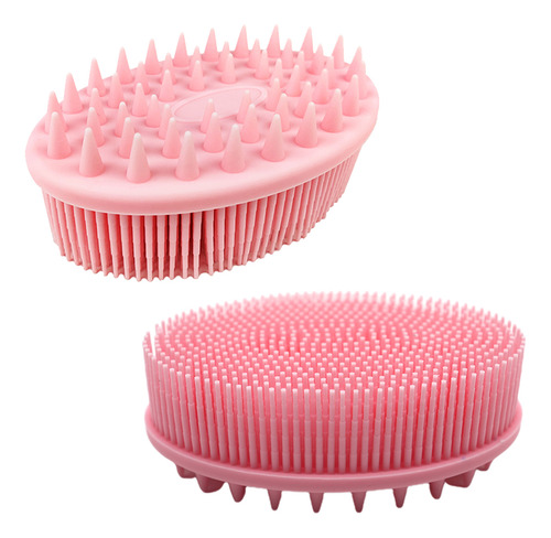 Cepillo De Baño Y Champú 2 En 1, De Silicona, Para Ducha Y C