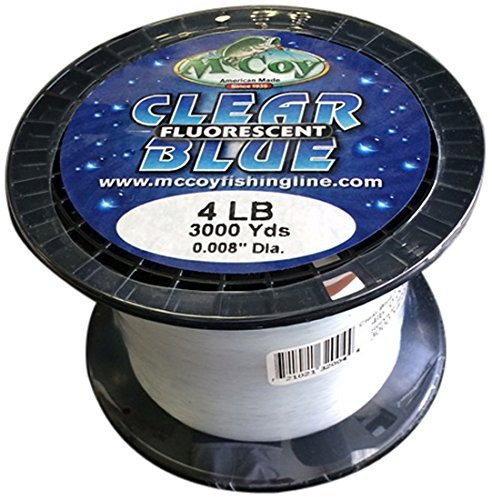 Mccoy Fishing Line, Clear Blue Fluorescent, 250 Yardas / 17 