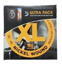 Pack 2 Encordoamentos D'addario Guitarra 0.10 Exl110 + Nyxl1