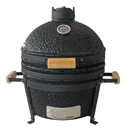 Huevo Ceramico Portatil Negro Kamado Minimax 16