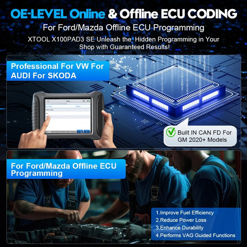 Programador Llaves Y Escaner Xtool X100 Pad Elite Profesiona