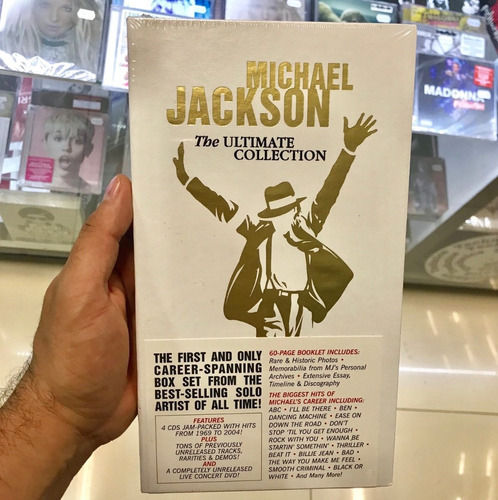 Box Michael Jackson Ultimate Collection 4cds 1 Dvd Lacrado
