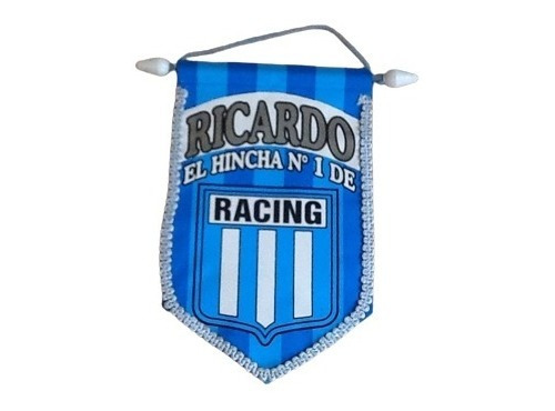 Racing Banderín Con Nombre Ricardo No Hay Otros