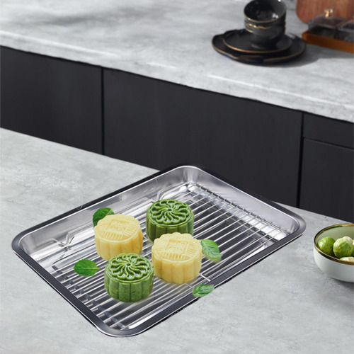 Bandeja Para Hornear Con Estante, Bandeja 36cmx27cmx48cm
