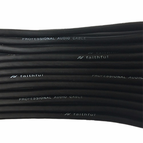 Rollo Cable Audio Microfono Sonido Mono 5,7mm Faithful 50 Mt