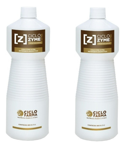 2 Litros Detergente Enzimático Ciclozyme Extra Profissional