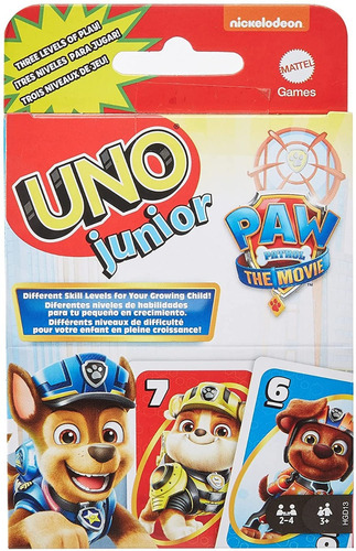 Uno Juego De Cartas Paw Patrol Juego De Mesa Juguete