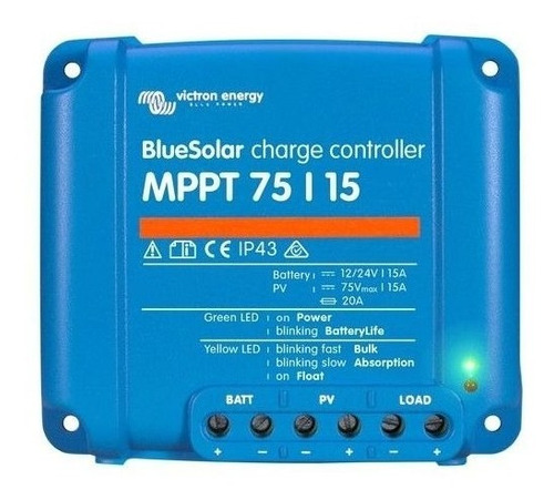 Regulador Controlador Victron Blue Solar Mppt 75/15 (12/24v)