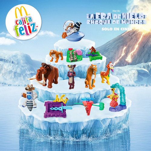 La Era De Hielo 5 Mcdonalds 2016 Colección Casi Completa (Usado)
