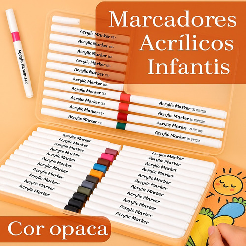 Kit Caderno Bobbie Goods Com Canetinhas Tira Estresse Color Kit 18 Canetinha-caderno Rosa Pink