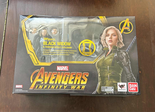 Figura Black Widow & Tamashi Effect Explosion Sh Figuarts