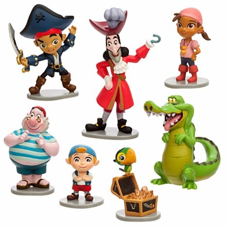 Set Figuras X 7 Jake Y Los Piratas De Nunca (10 Cm) A1476