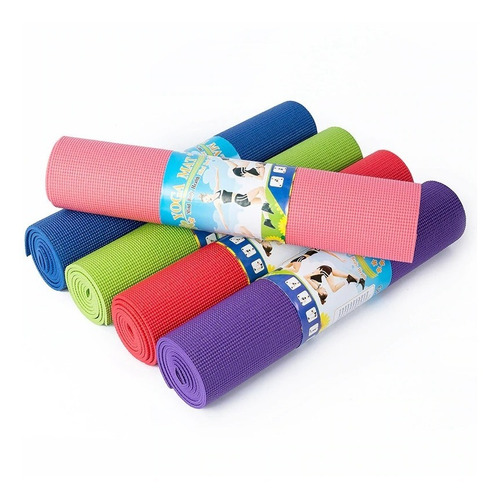 Colchoneta Yoga Mat Pilates 6 Mm Pvc Pilates Aislamiento