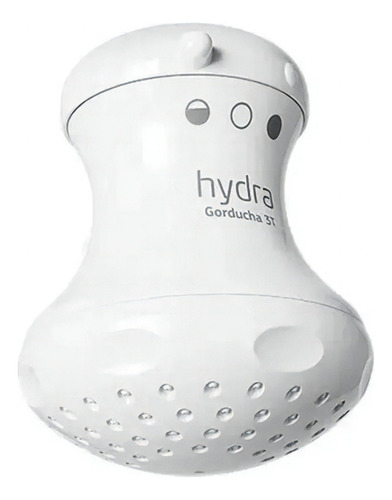 Chuveiro Ducha Hydra Corona Gorducha 3t 220v 5400w Cor Branco Potência 5400 W