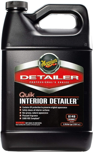 Meguiars D14901 Quik Interior Detailer Limpiador De Tableros Color Neutro
