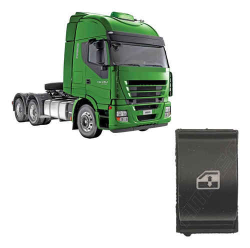 Botão Interruptor De Vidro Porta Iveco Stralis Ld Passageiro