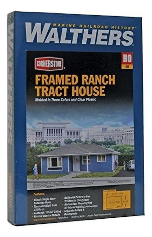 Walthers Cornerstone Framed Ranch Tract House Tren