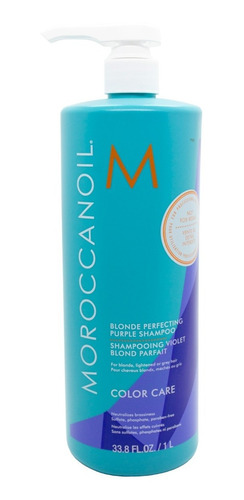Moroccanoil Color Care Shampoo Silver Matizador Rubios 1lt