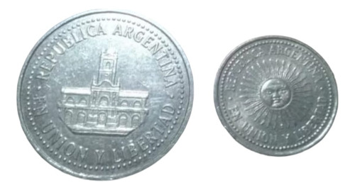 5 Centavos De 1995 + 25 Centavos De 1996
