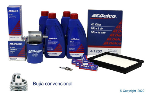 Kit Afinacion 10w30 Sl Multigrado Tsuru 97/09 Bujia Cobre