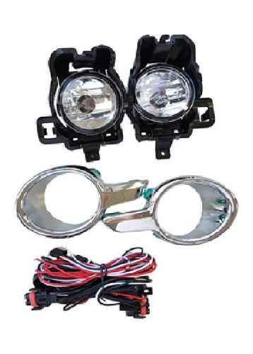 Faros Auxiliares 208 13/ Kit Completo C/aro Cromado (s)