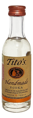 Mini Vodka Titos .50 Ml