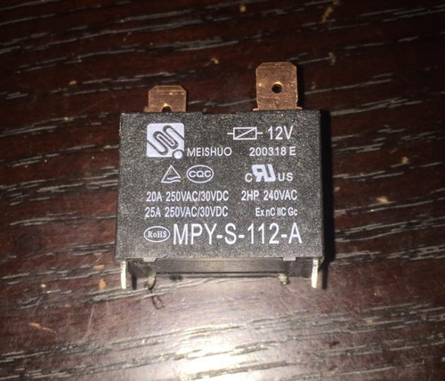 Rele Mpy-s-112-a 20/25amp Para Aire Acondicionado Split